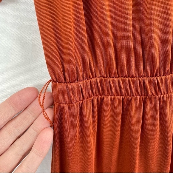 Alexia Admor Dress Women Small Brown Off The Shoulder Maxi Tiered Cocktail Party - Picture 8 of 16